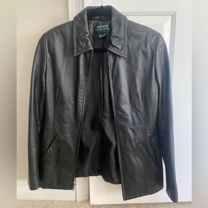 Vintage Ralph Lauren real leather jacket